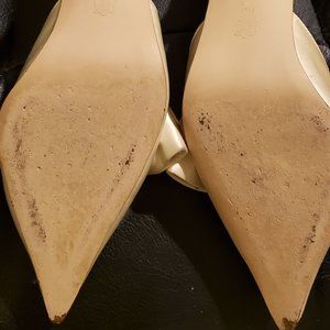 Caparros Elegant Ivory Sating 2 inch wedding high heels
